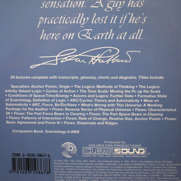 L‎ Ron Hubbard The Philadelphia Doctorate Course Lectures Vol. 2 - Picture 3 of 4
